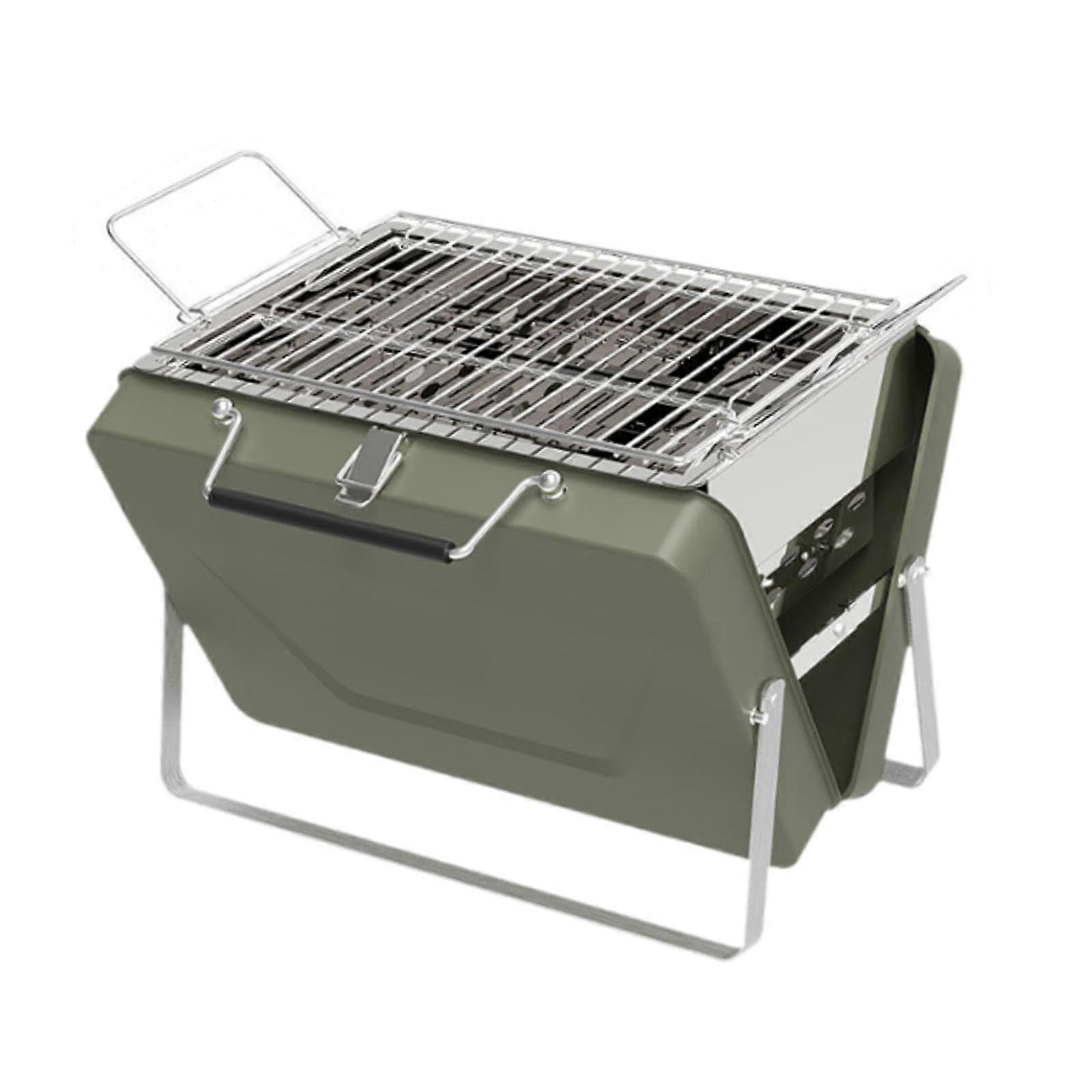 Portable Table Grill Device Compatible Versatile Tailgating for Roasting Household Travel Medium