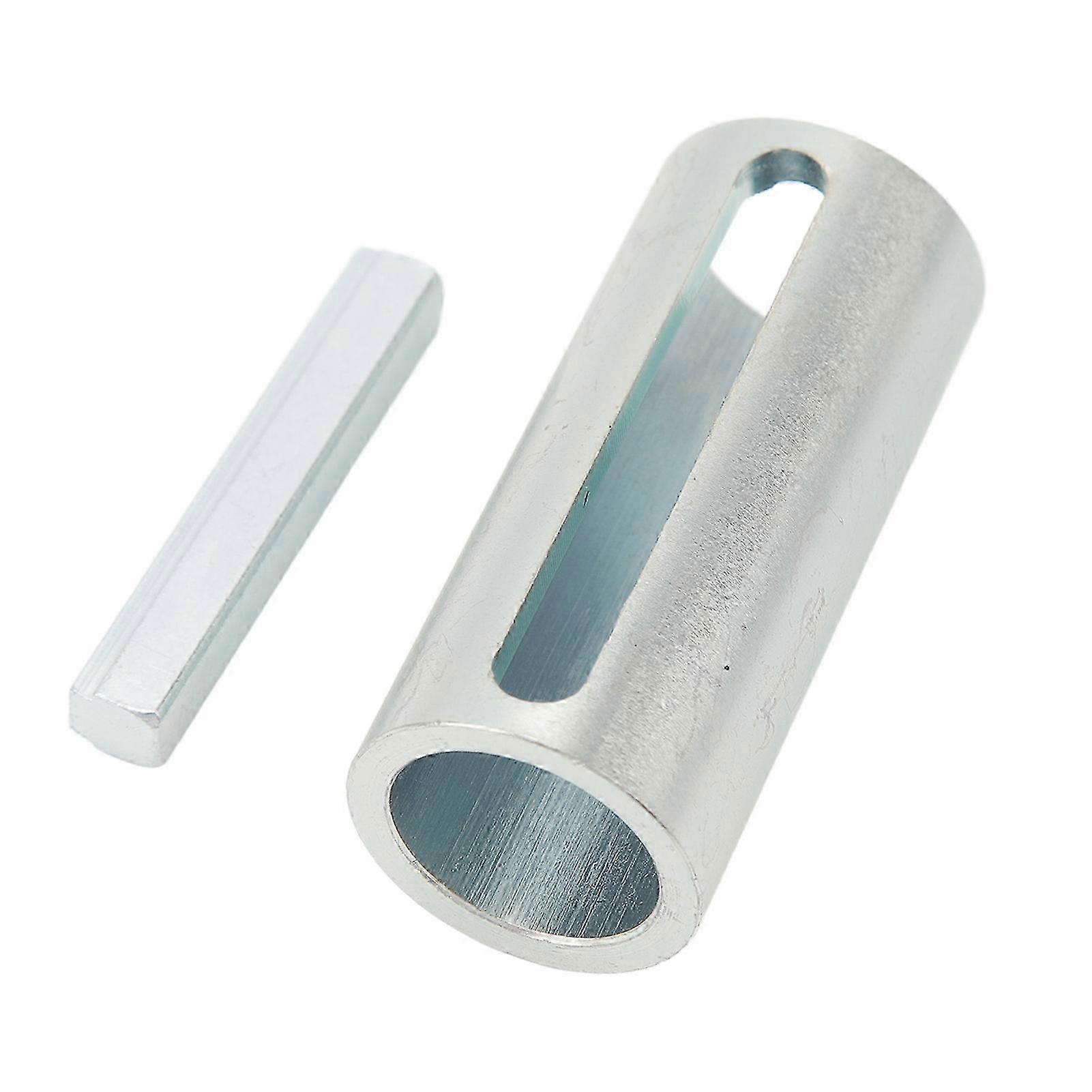 1inch to 3/4in 1/4in Gas Engine Pulley Crank Shaft Sleeve Adapter with Step Key for Vehicles
