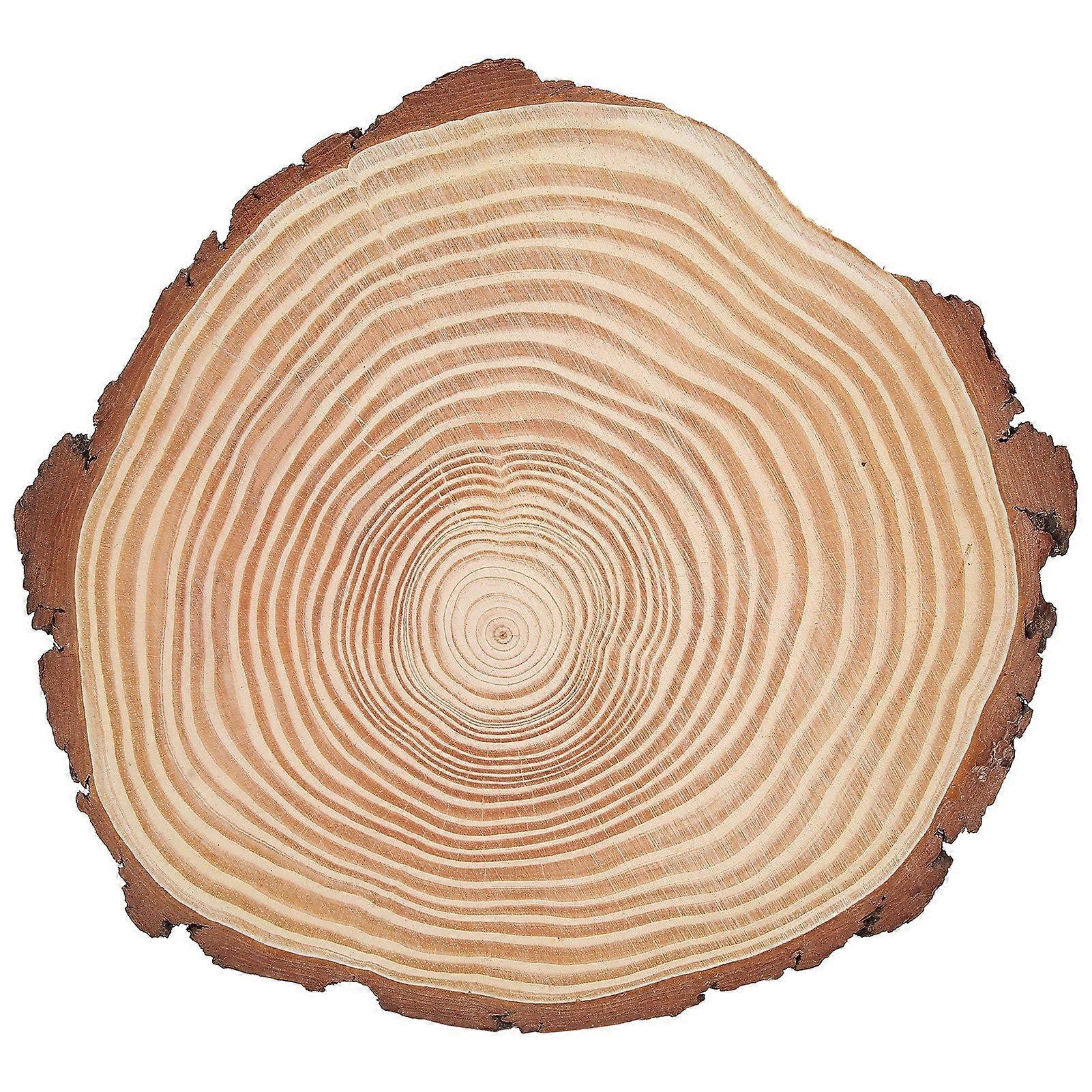 2025 Latest Model Natural Wood Slices Unfinished Wood Circles Ornaments