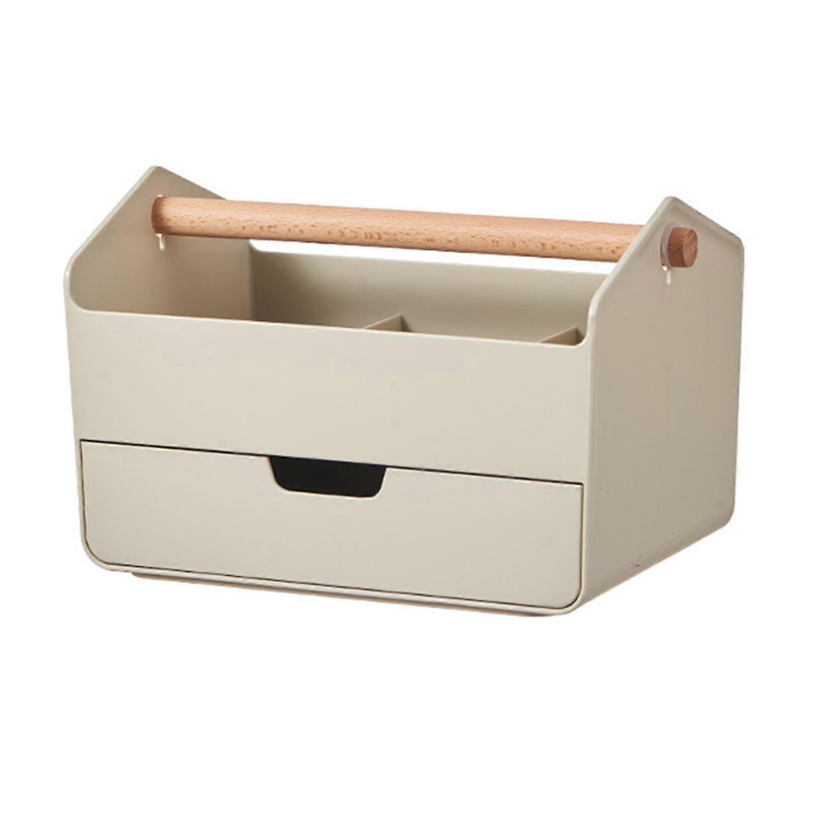 Desktop Organizer with Drawer,Art Supplies,Multifunctional Storage Box,Portable