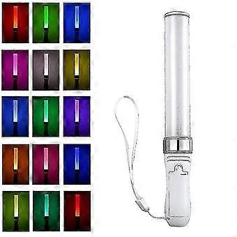 LED Light-Up Glow Sticks with 15 Switchable Colors for Parties and Concerts