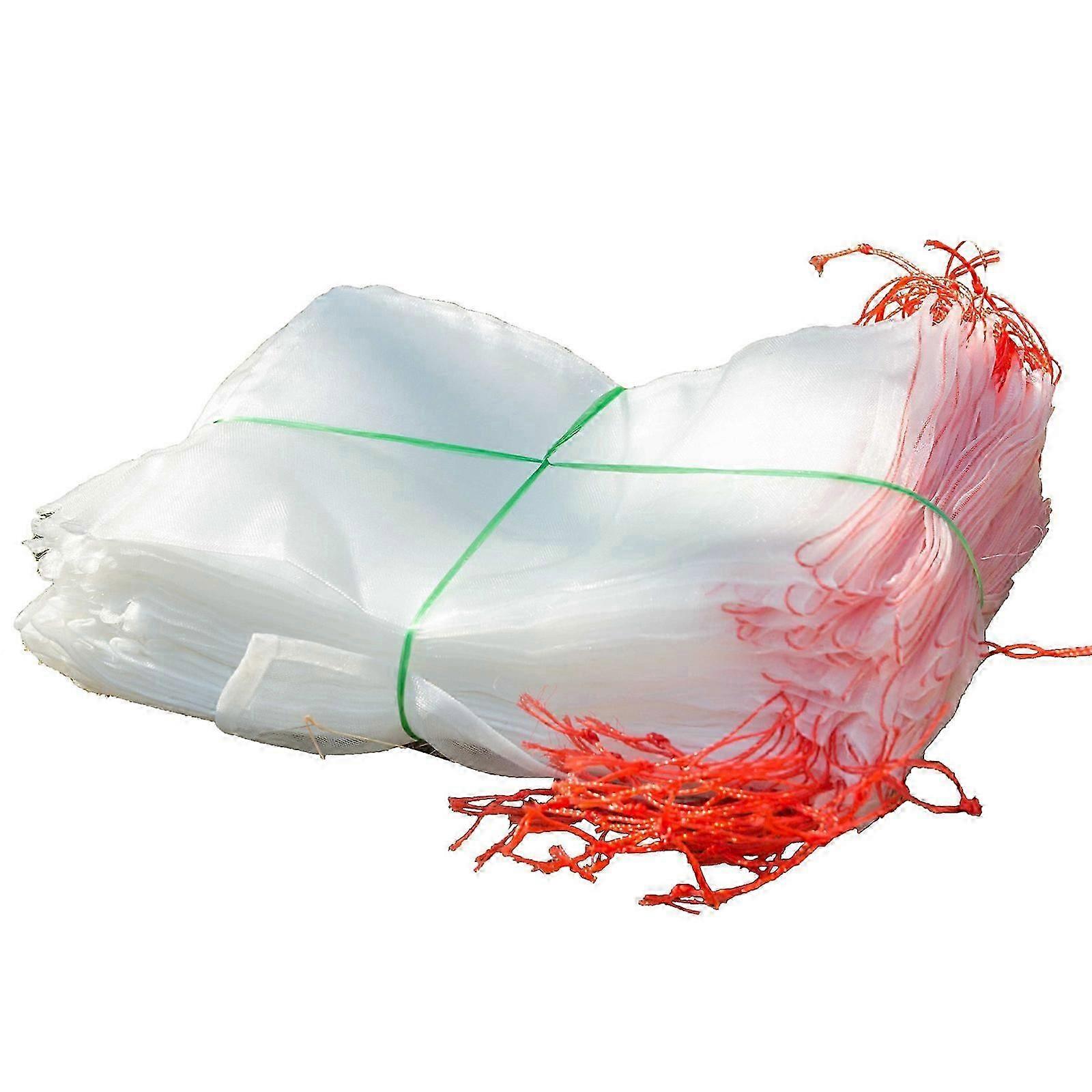 50pcs Fruit Vegetable Grape Bag Multi-function Net Mesh Bag Insect Proof Reusable Produce Fruit Protection Storage Bag