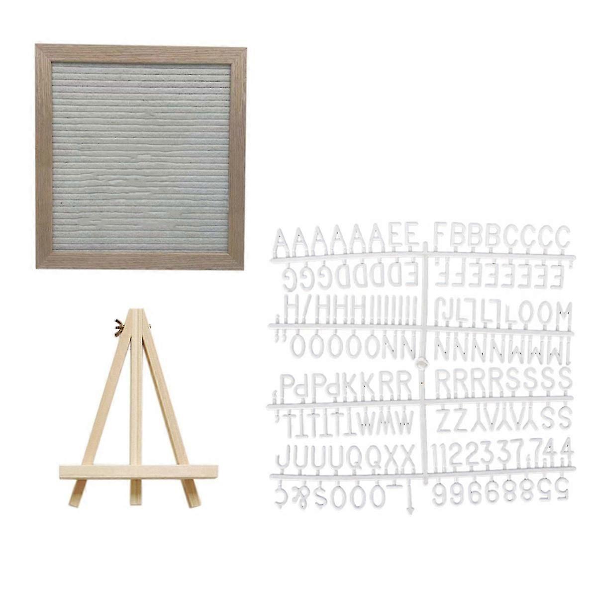 Quadro de cortiça 10x10 polegadas decoração de parede feltro letterboard branco