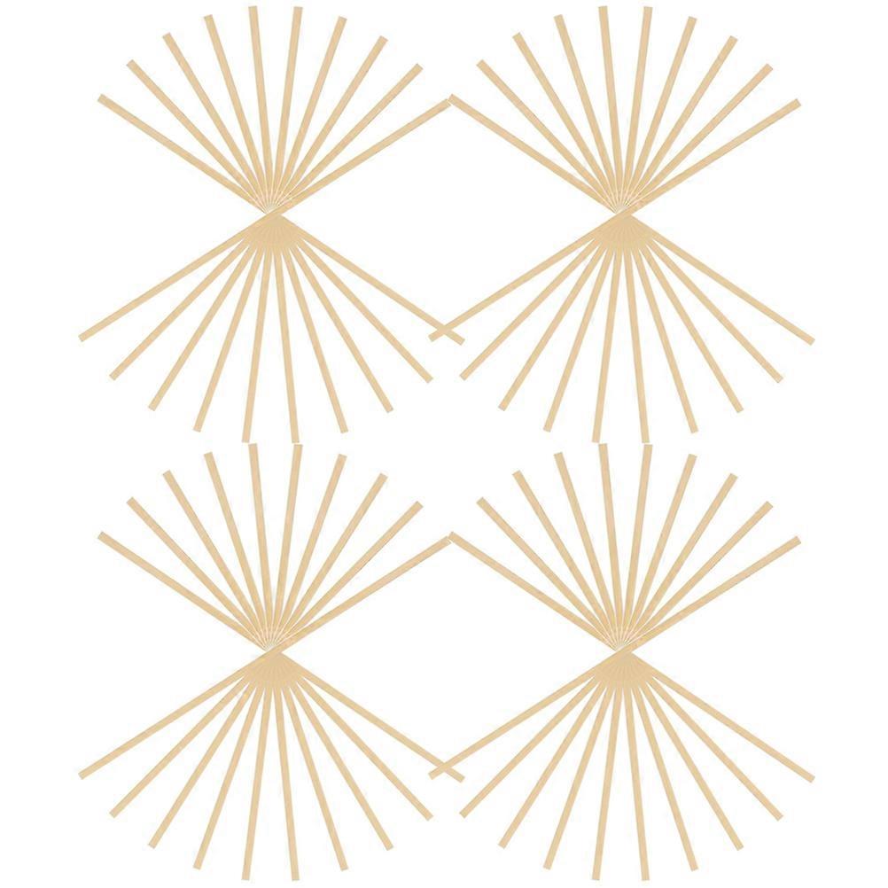 Bamboo Sticks for Crafts and Kids Playing 50Pcs Safe Beige Bamboo Crafting Sticks Various Sizes