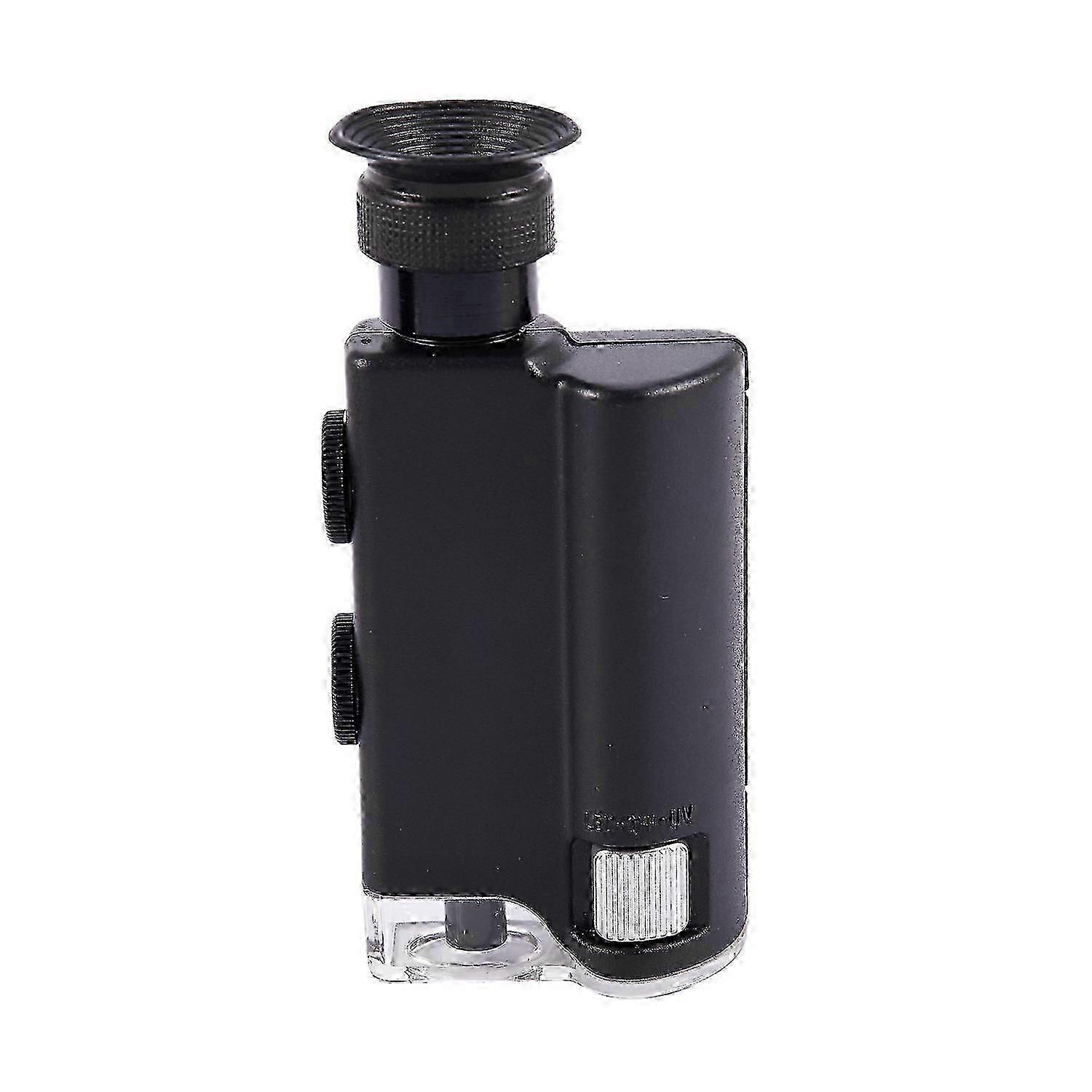 Portable 200X-240X Zoom Microscope Poche Portable Led Lampe Lumière Loupe Zoom Loupe Microscope