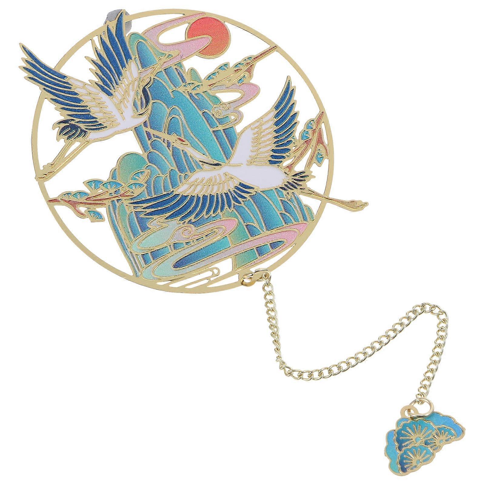 Vintage Pendant Bookmark for Office Use Multi 15.5x5.5cm Rectangular Shape 1Set