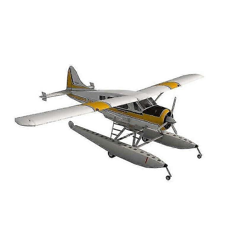 DIY 1:32 DHC 2 Beaver Seaplane 3D Puzzle Kit - 45cm Hand Assembly Model Game Toy for Kids & Aircraft Enthusiasts