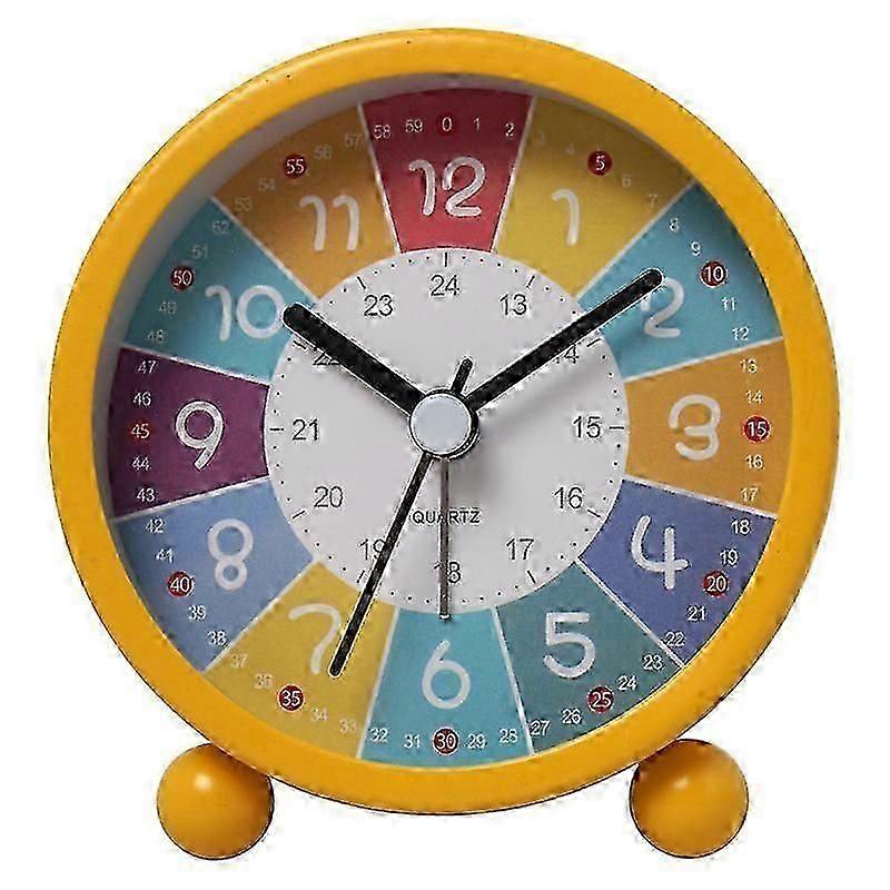 Kids Learning Analog Wall Clock, Noiseless, Atomic Accuracy, Battery Operated