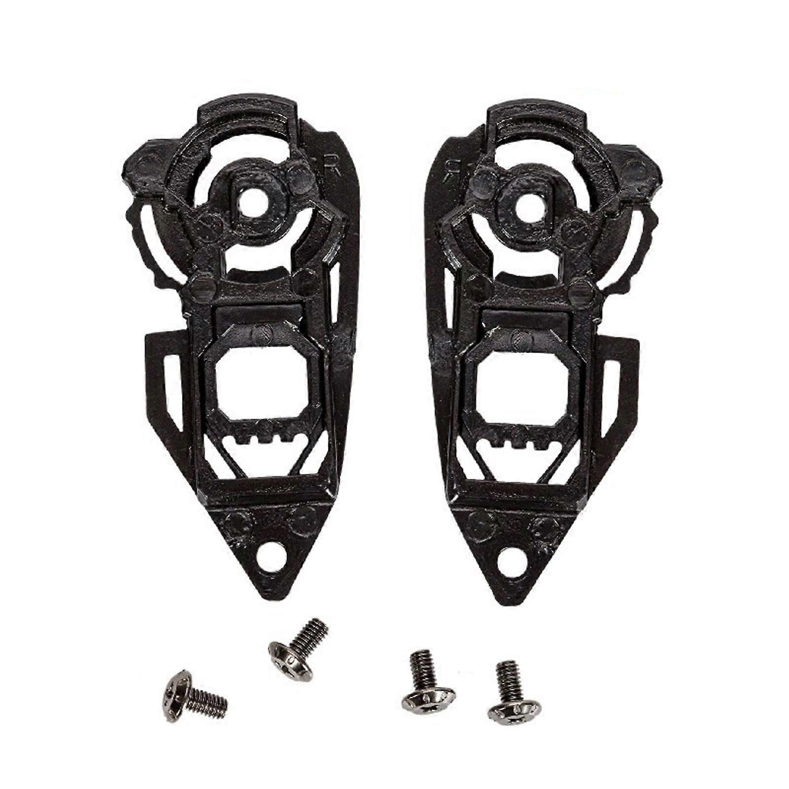 1 Pair Helmets Visors Base Plate Motorcycle Helmets Face Windshield Visors Base for JK 316 AIS 607 Easy Installation Multicolor