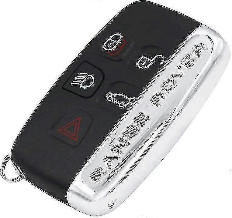 Replacement Buttons Remote Key Fob Shell Compatible with Land Rover Range Rover Sport LR4 Evoque Side Cover with Engraved Words