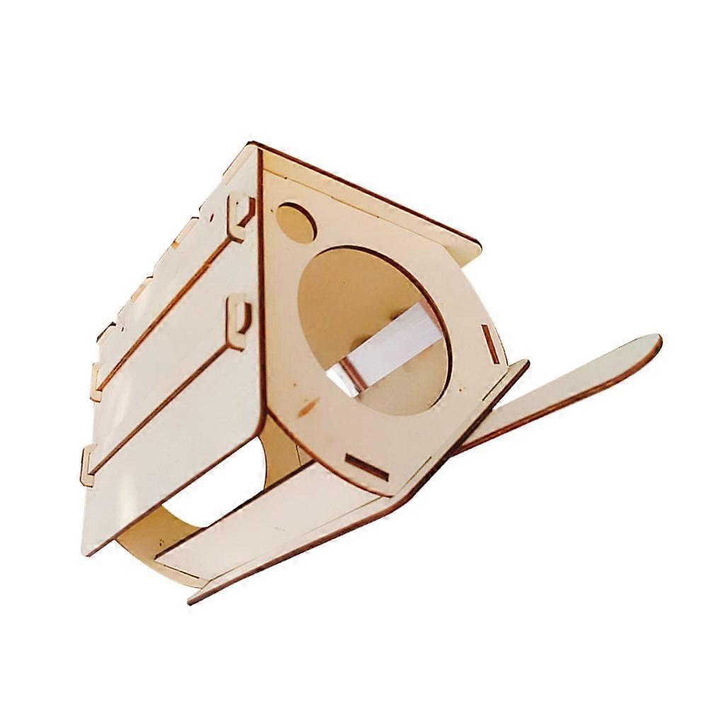 Outdoor Bird Feeder in Khaki Color Made of Synthetic Material for Backyard and Garden Use 1pc