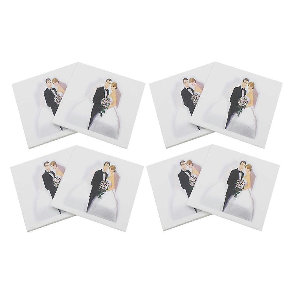 100pcs MultiColor Premium Printing Napkins for Daily Use and Wedding Parties with Fashionable Designs