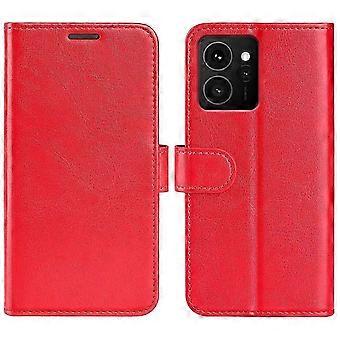 For Hmd Skyline Wallet Case Crazy Horse Texture Stand Leather Phone Cover - Brown
