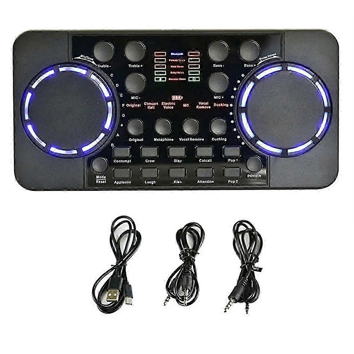V300 Pro Sound Card Bluetooth-compatible Audio Interface Mixer