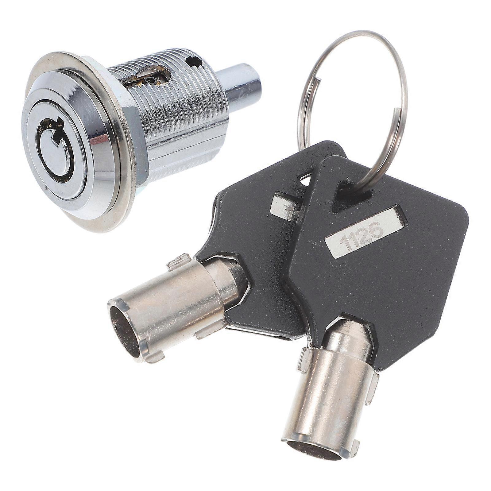 Tubular Lock Replacement for Toolboxes, RV Storage, Mailboxes, Vending Machines – Keyed Hook Locking Mechanism for High Security and Effortless Use