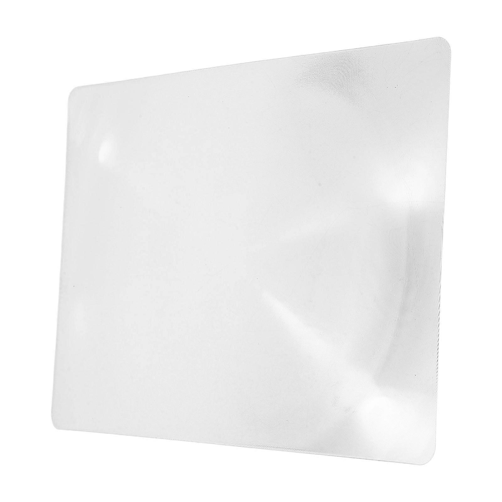 Magnifying Lens Sheet Page Magnifier for Easy Reading Business Cards Newspapers Lightweight Portable Aid for Seniors and Hobbyists