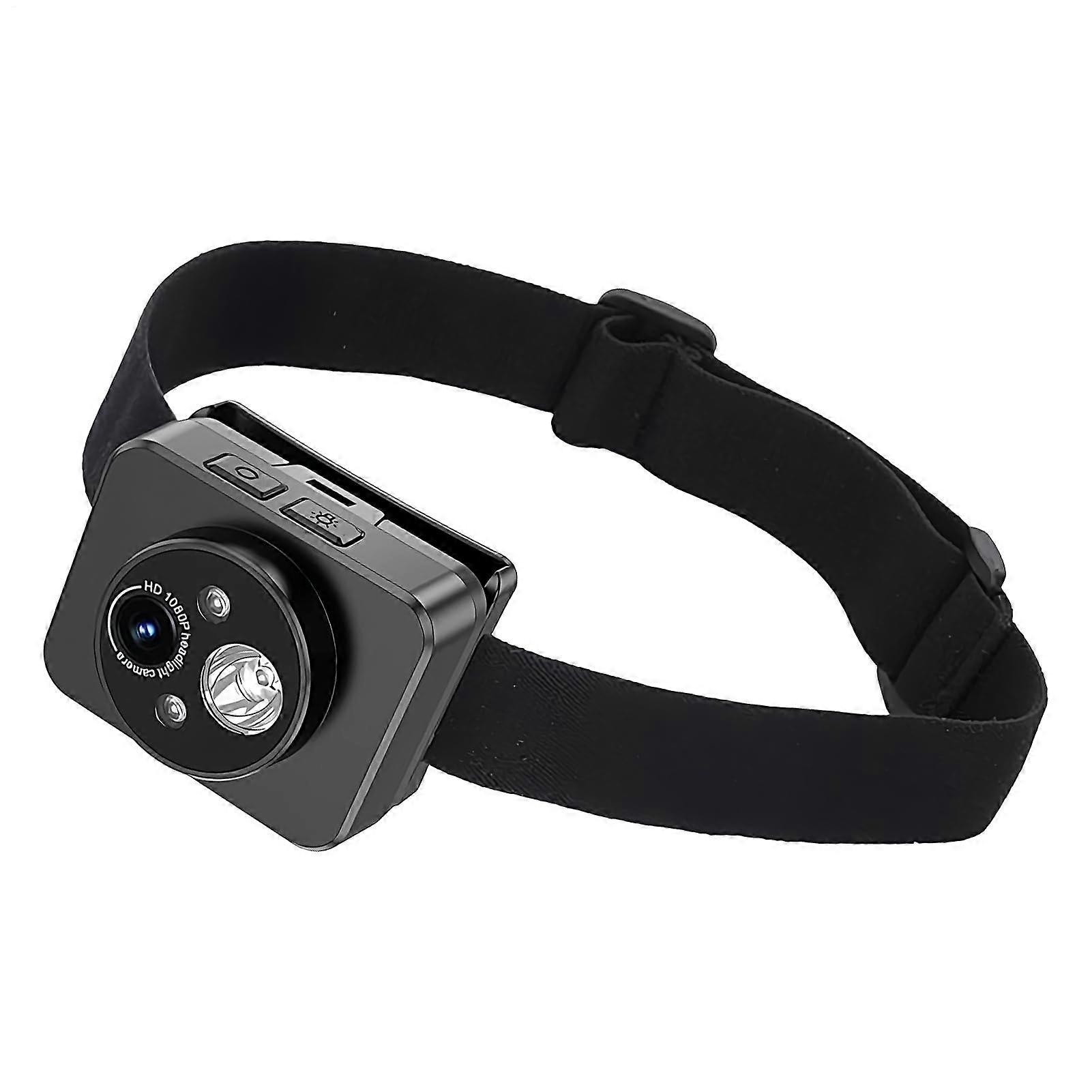 Portable Head Camera – LightMounted Action Unit, Adjustable Strap for Hiking, Travel, Sports