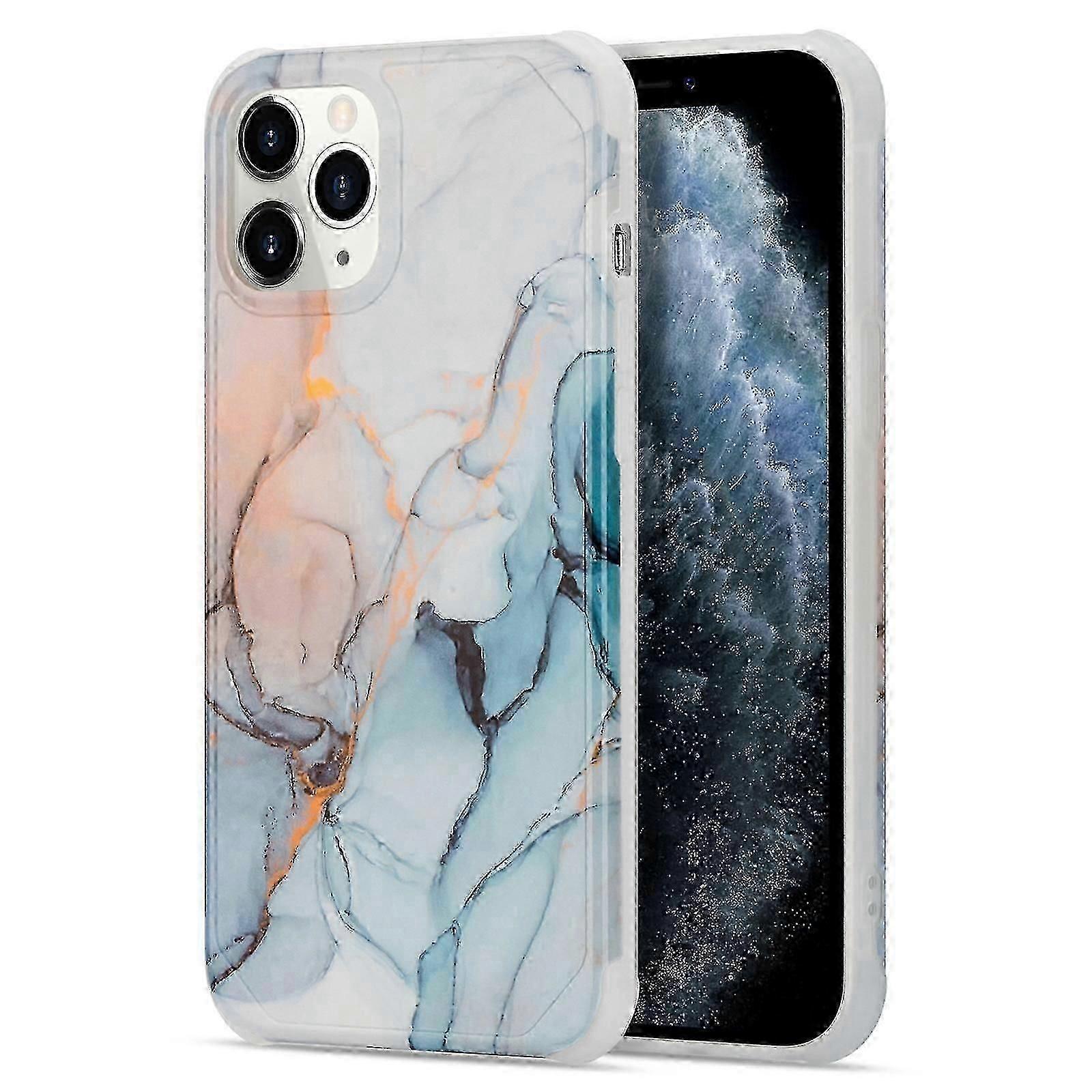 Flow Gold Marble IMD Case Fit For  iPhone 12 Pro Max