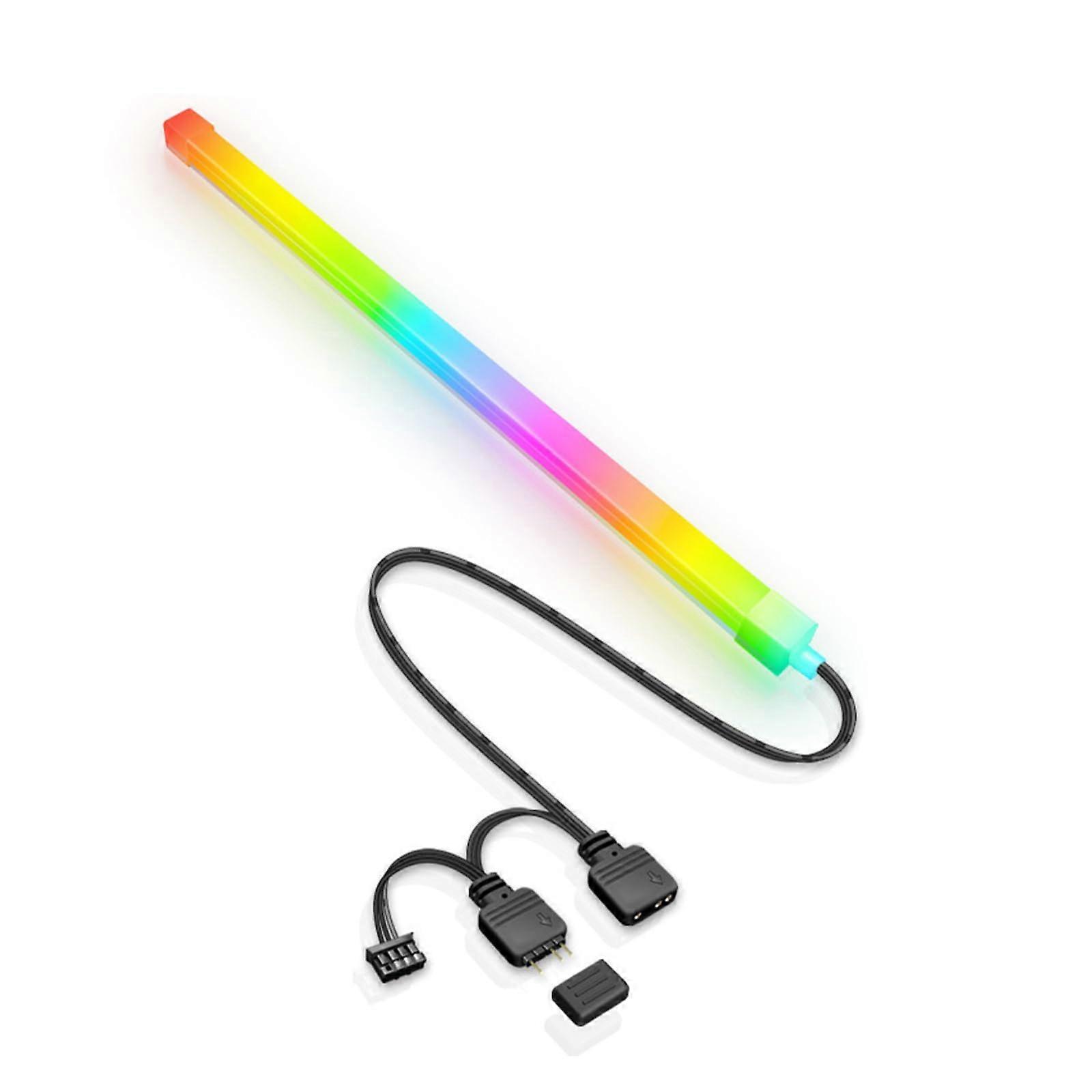 ARGB LED Strip 5V 3 Pin Small 4 Pin PC Light Strip Lamp for Gaming PC Case ARGB LED Strip Light Replacement