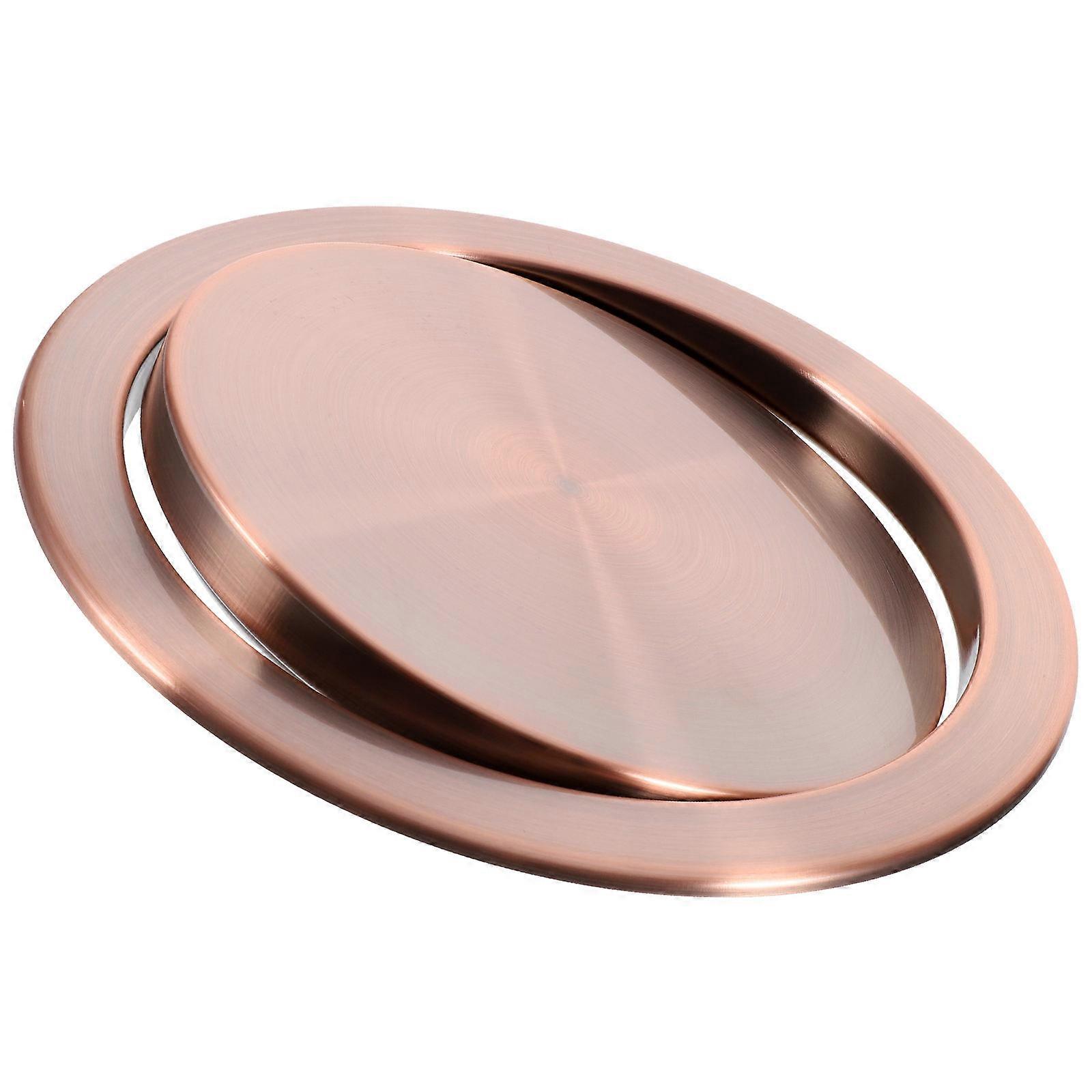 Corrosion Resistant Embedded Trash Bin Cover For General Users In Airports And Restaurants 20.90X20.90X3.30cm Quiet Operation 1Pcs