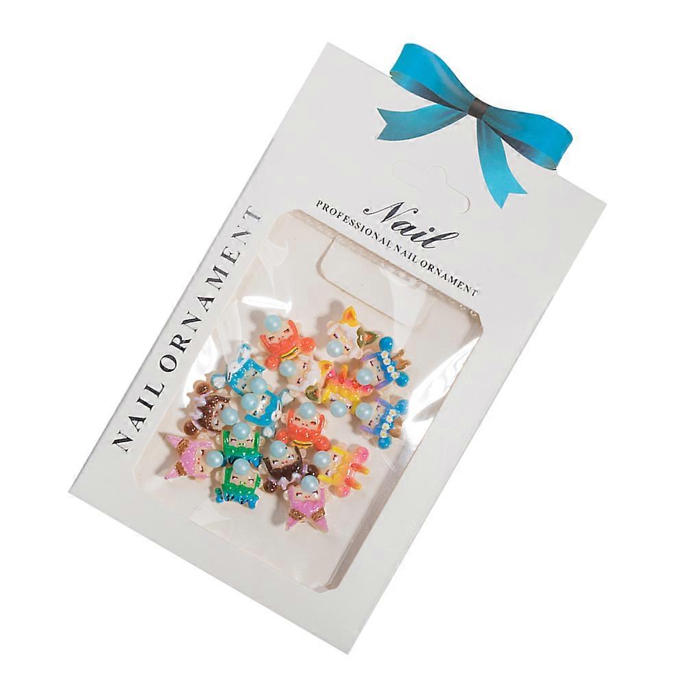 Creative Nail Art Accessories with Multi PE Gems for Decor Easy to Apply at Home