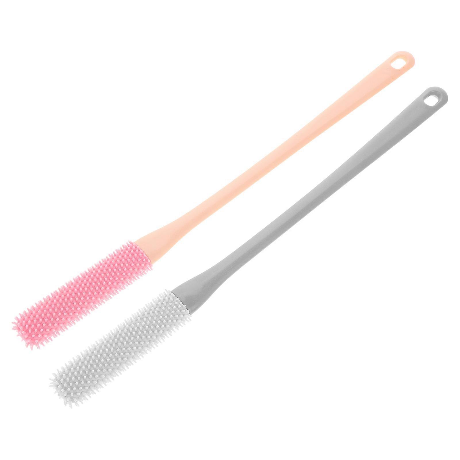 Toe Cleaning Brush Silicone Scrubber for Shower 2Pcs with Comfortable Grip