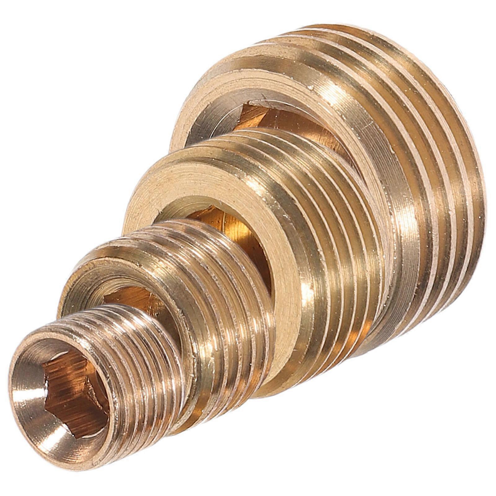 Hexagonal Tubing Connector Hose Caps And Plugs NPT Standard Professionals 4Pcs