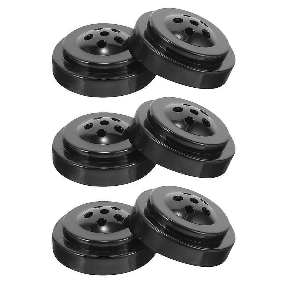 Small Flag Stand For Indoor Use Elegant Style Durable Plastic Material Square Shape 6Set