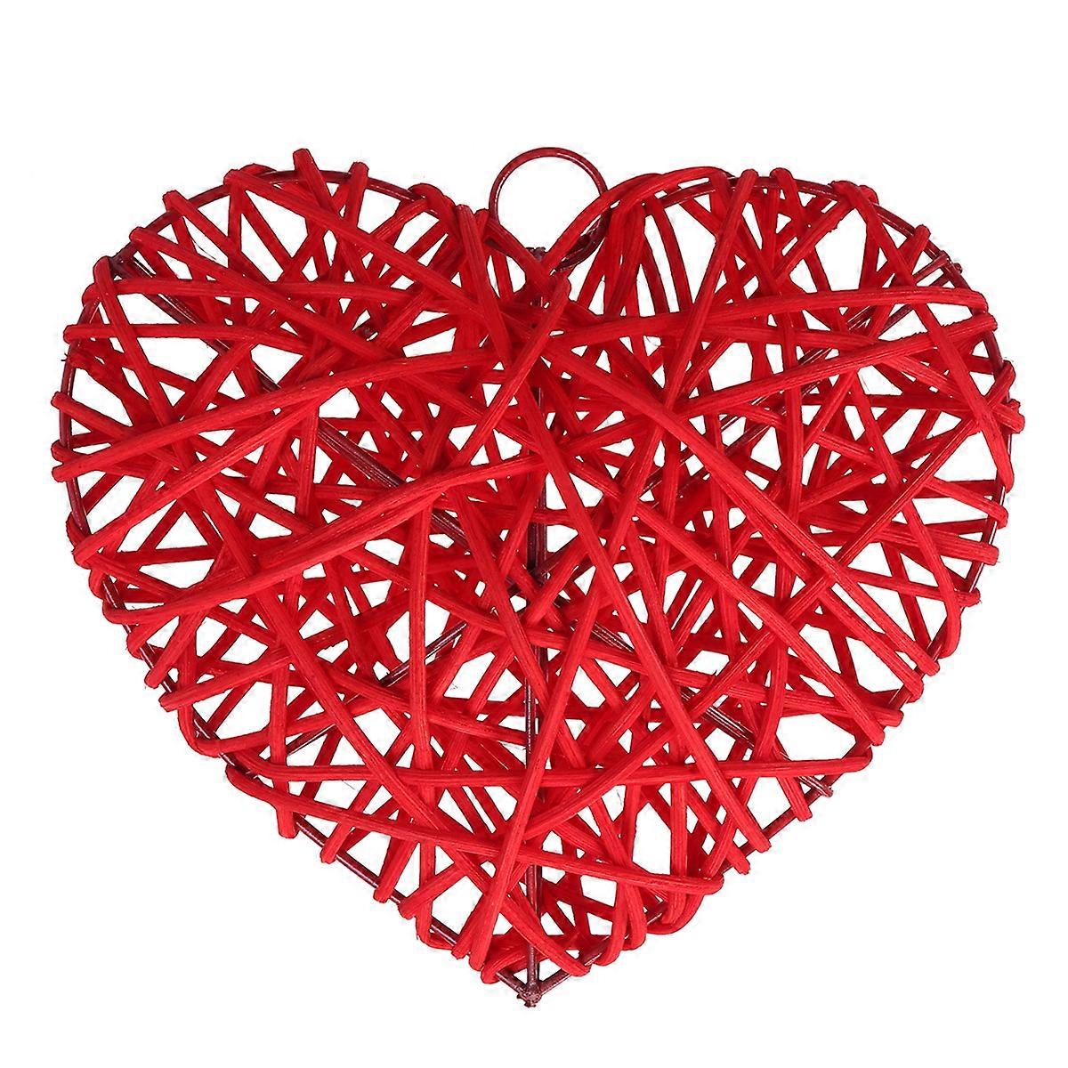 Rattan Heart Shaped Ball for Crafts Handmade and Home Decoration 15cm