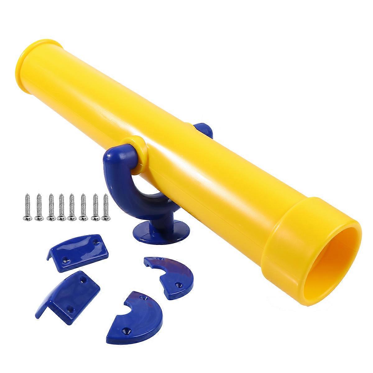 Interesting Binoculars Toy For Children Designed For Parent-child Interaction Yellow Color 1Pack