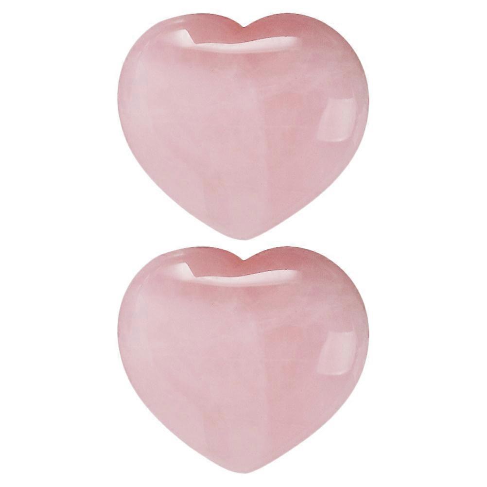 Here's a refined and engaging product description for your **2pcs Natural Pink Crystal Heart Pendants**:
✨ **2pcs Natural Pink Crystal Heart