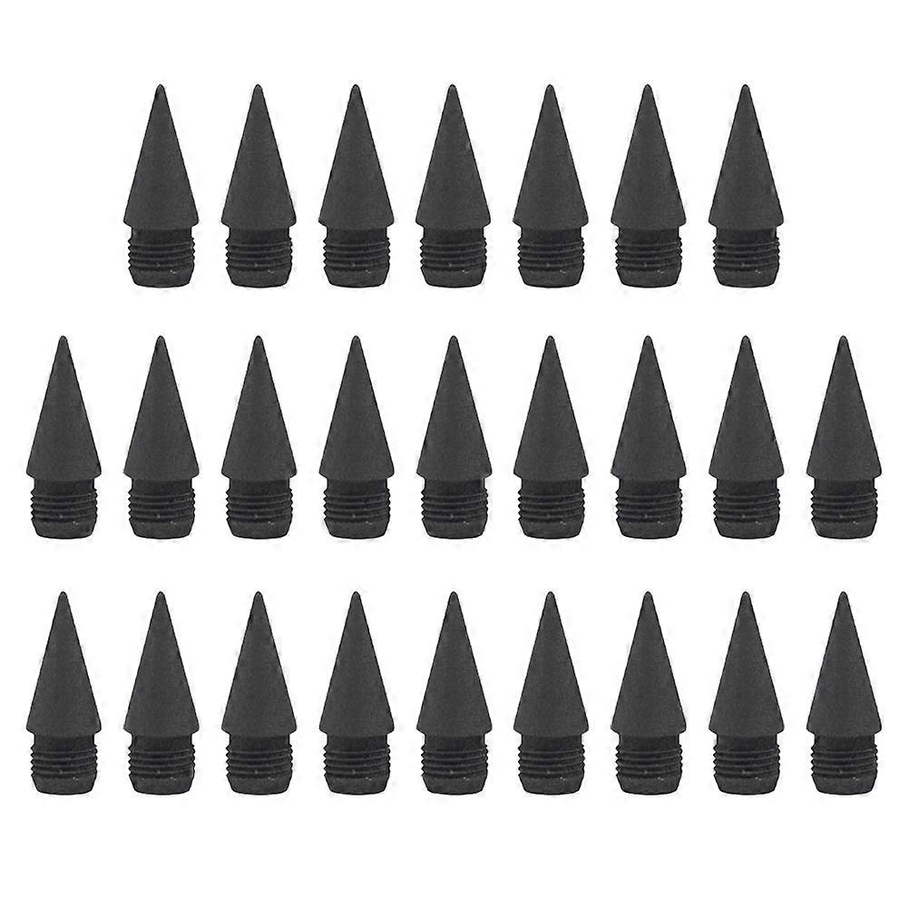 Everlasting Pencil Refills with Smooth Writing Nibs for Home Use Black Graphite 25 Pieces