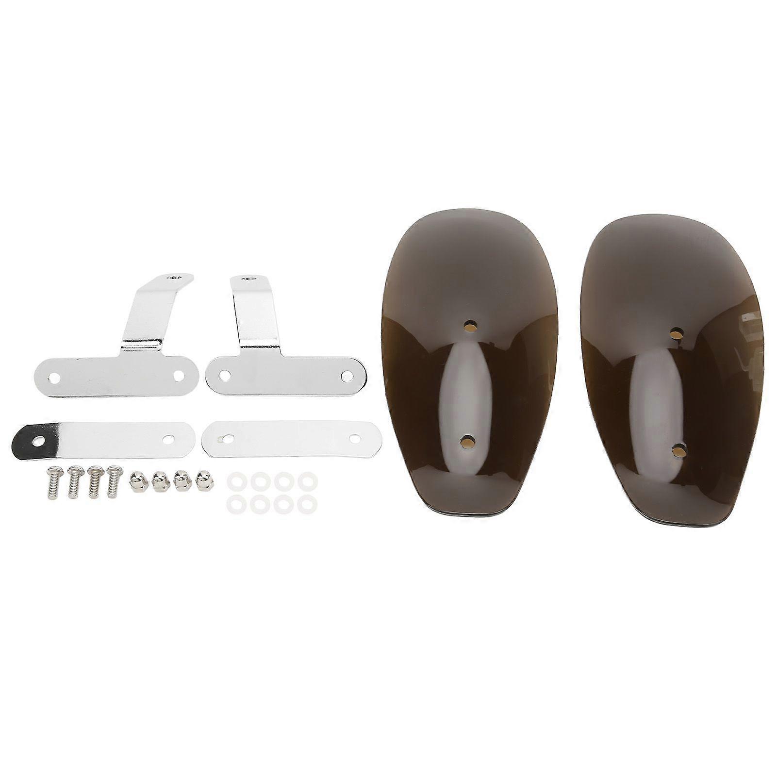 Wind shield protector for motorcycle hand guards