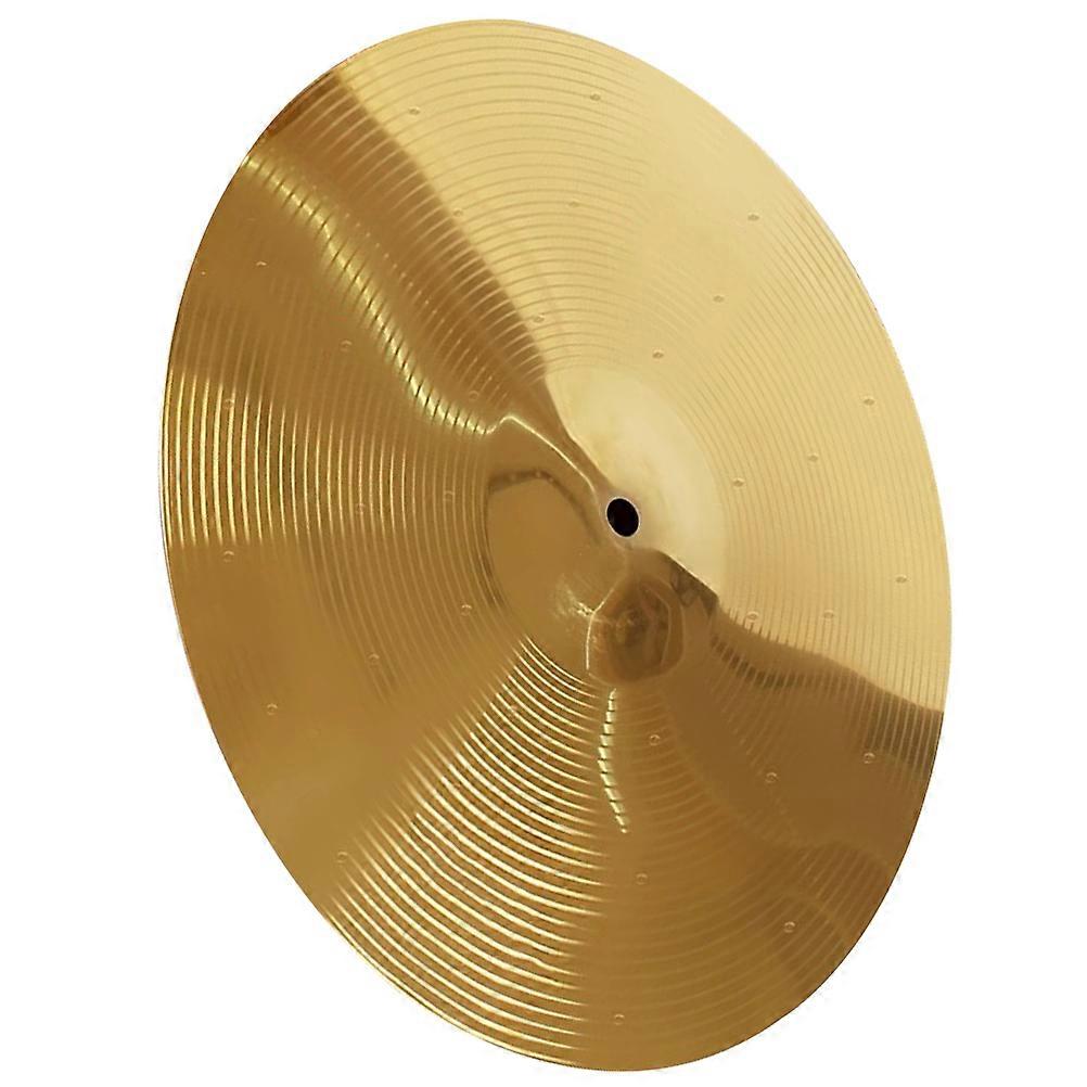 Practice Cymbals For Drums Metal Drum Set Cymbal Brass Alloy For Drum Skills Improvement Beginner Drummers 20.00X20.00X0.50cm 1Pcs