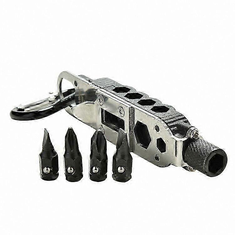 LED Light Pocket Screwdriver Multifunctional Tool for Portable Use