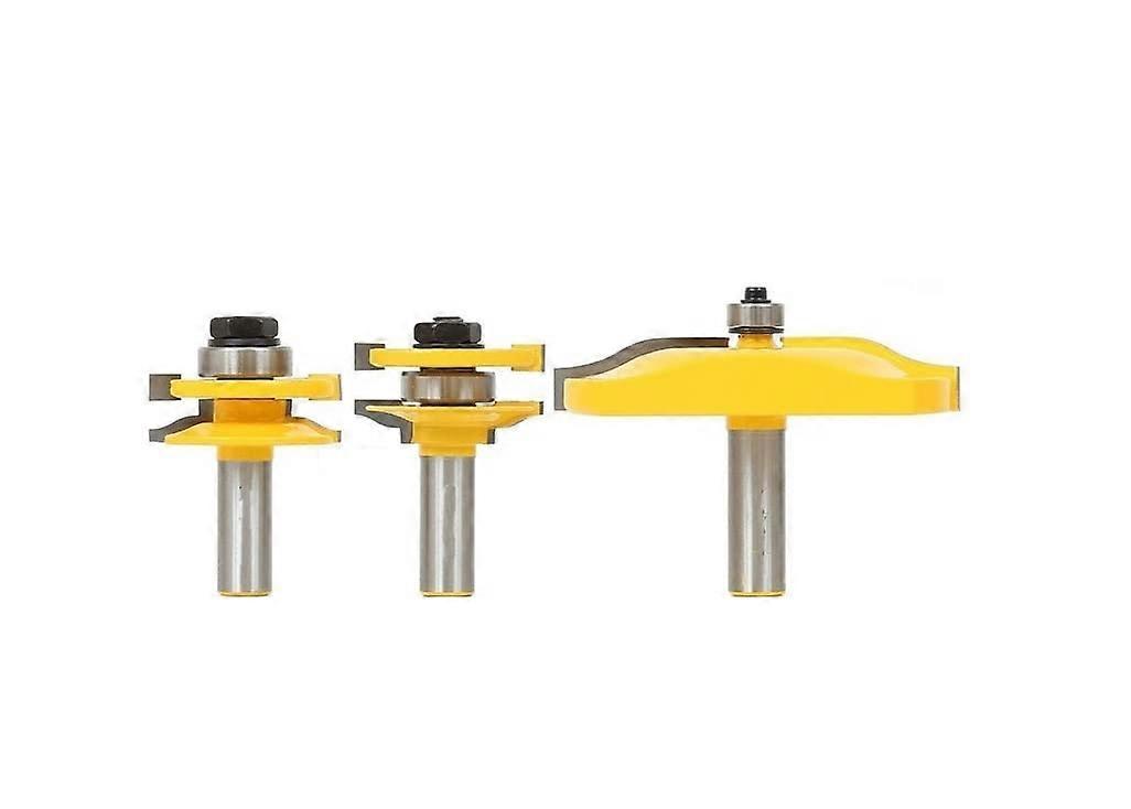 Set of 3 Rail Rail and Panel Riser Cutter 1/2 Inch End Mill Ref: 5133