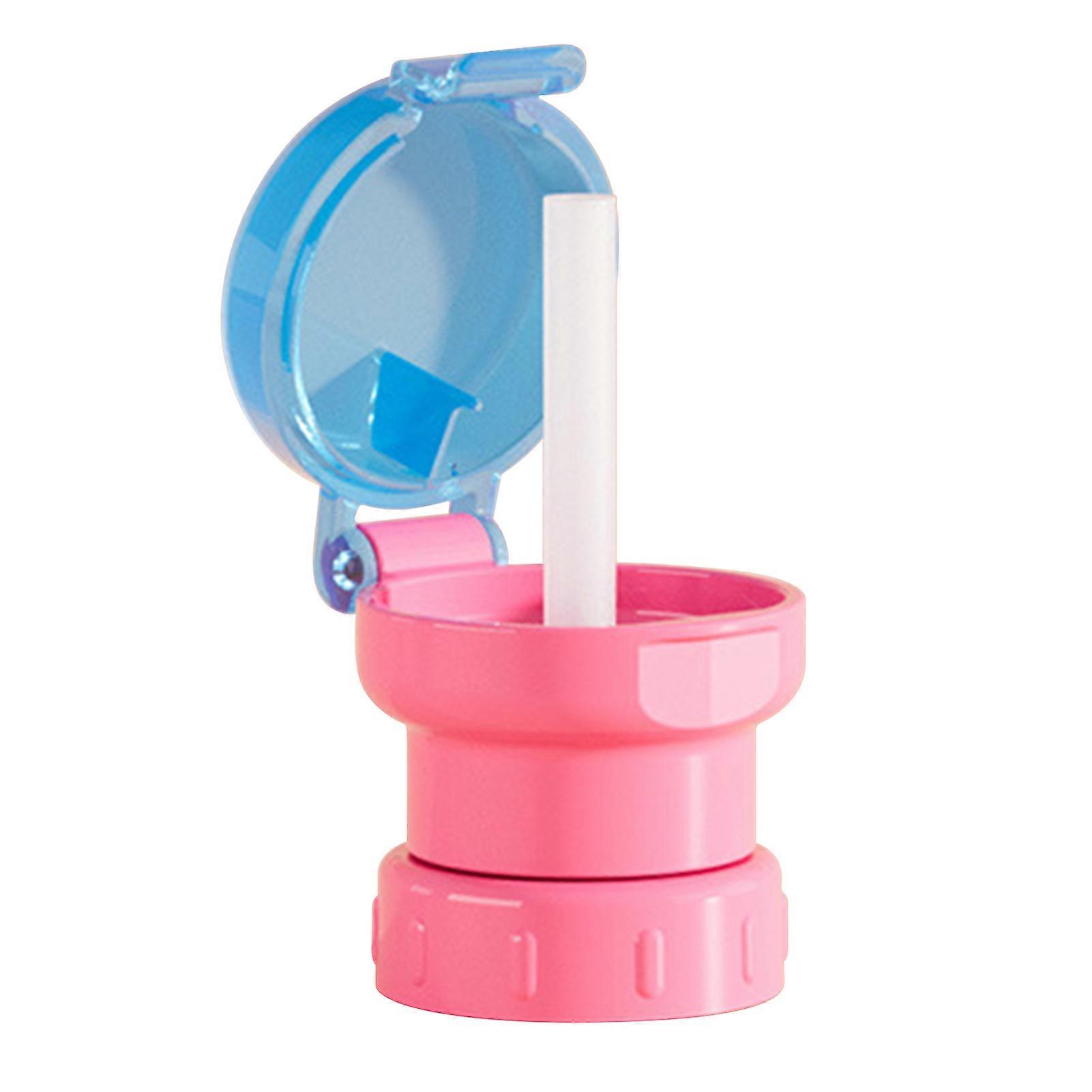 Children's Anti-Spill Water Bottle Cap - Reusable Toddler Spill-Proof Lid with Straw, BPA-Free, Safe and Easy to Clean, Perfect for School