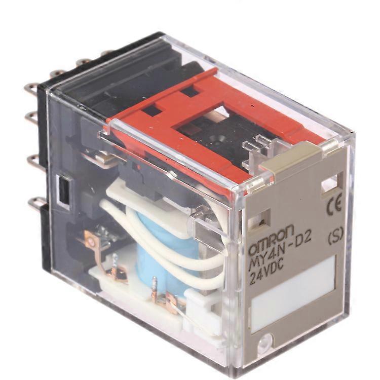 Omron Relay 24v Dc Coil 4pdt 5a Plug In My4in-d2 Dc24(s)