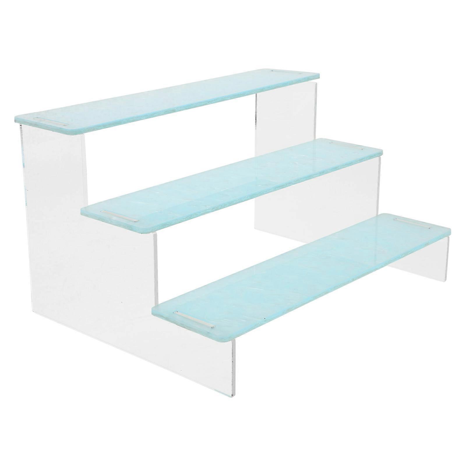 Acrylic Multi Layer Display Rack for Figurines, Desktop Organizer, Home Decor Storage Stand (2PCS)