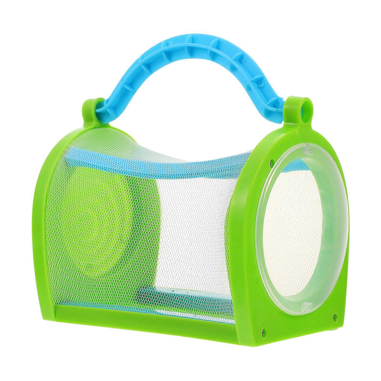 Outdoor Exploration Insect Viewer Box For Children Made From Plastic In Green Color 1Pc