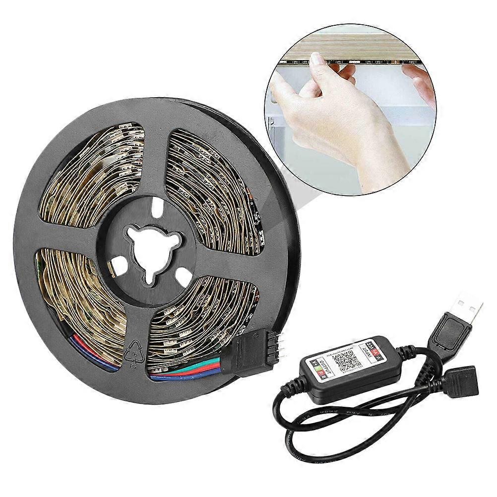 APP Controlled LED Strip Lights Perfect For Christmas Decorations 500CM With Music Sensor Activation Function 1Pack