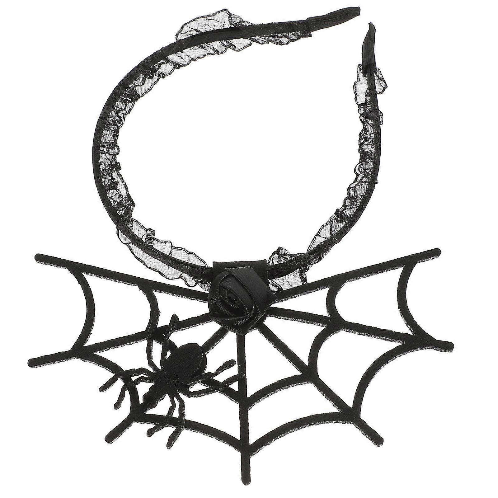 Here's a refined and professional product description based on your input:
**2pcs Spider Headband for Halloween Party – Lightweight Hair Clasp