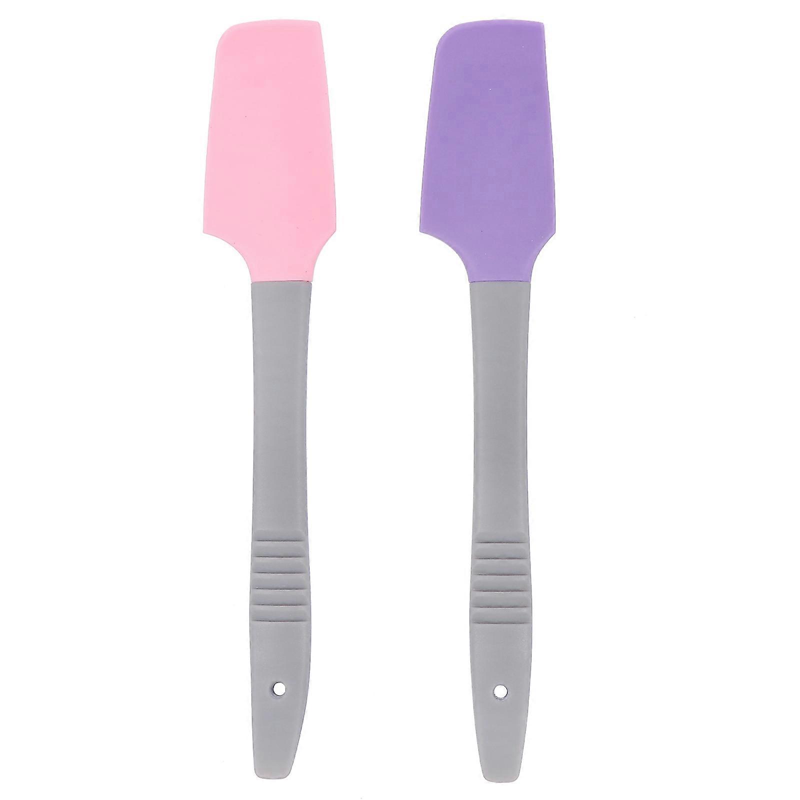 Reusable Silicone Waxing Spatulas (2pcs) – Long Handle, Non Stick, Easy Hang Design for Body Hair Removal & Cleaning