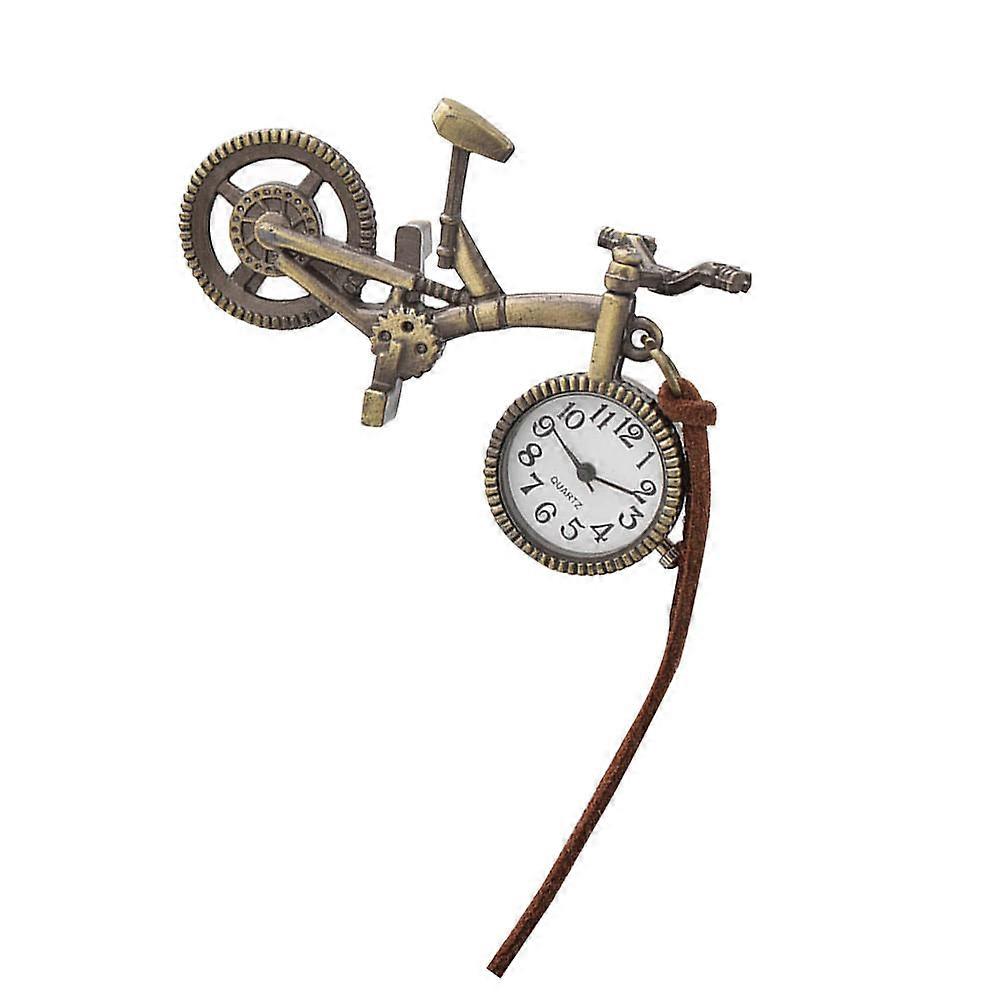 Delicate Craft Pocket Watch Design For Gift Giving Dark Brown 1Set