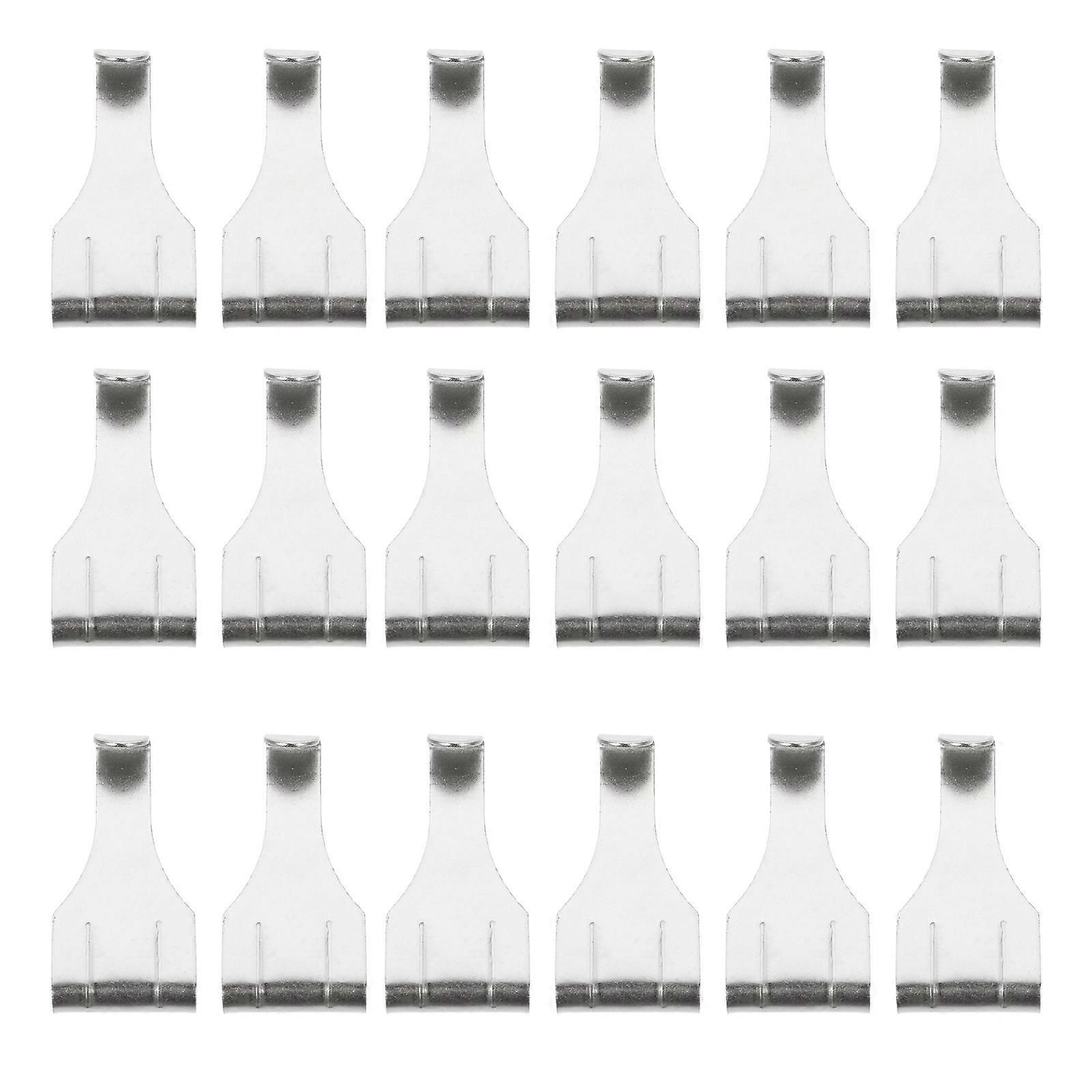 Heavy Duty Iron Hooks For Home Organization 6.5X3.5CM Silver Picture Frame Hangers 20Pcs