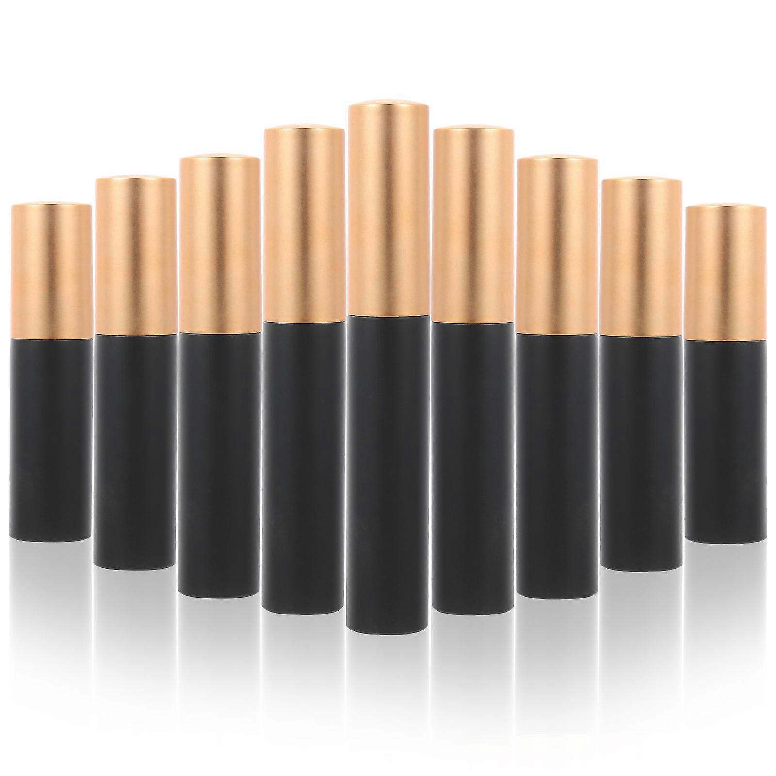 Cosmetic Containers 10Pcs Black Refillable Eyelash Bottles For Daily Use Practical Cleaning