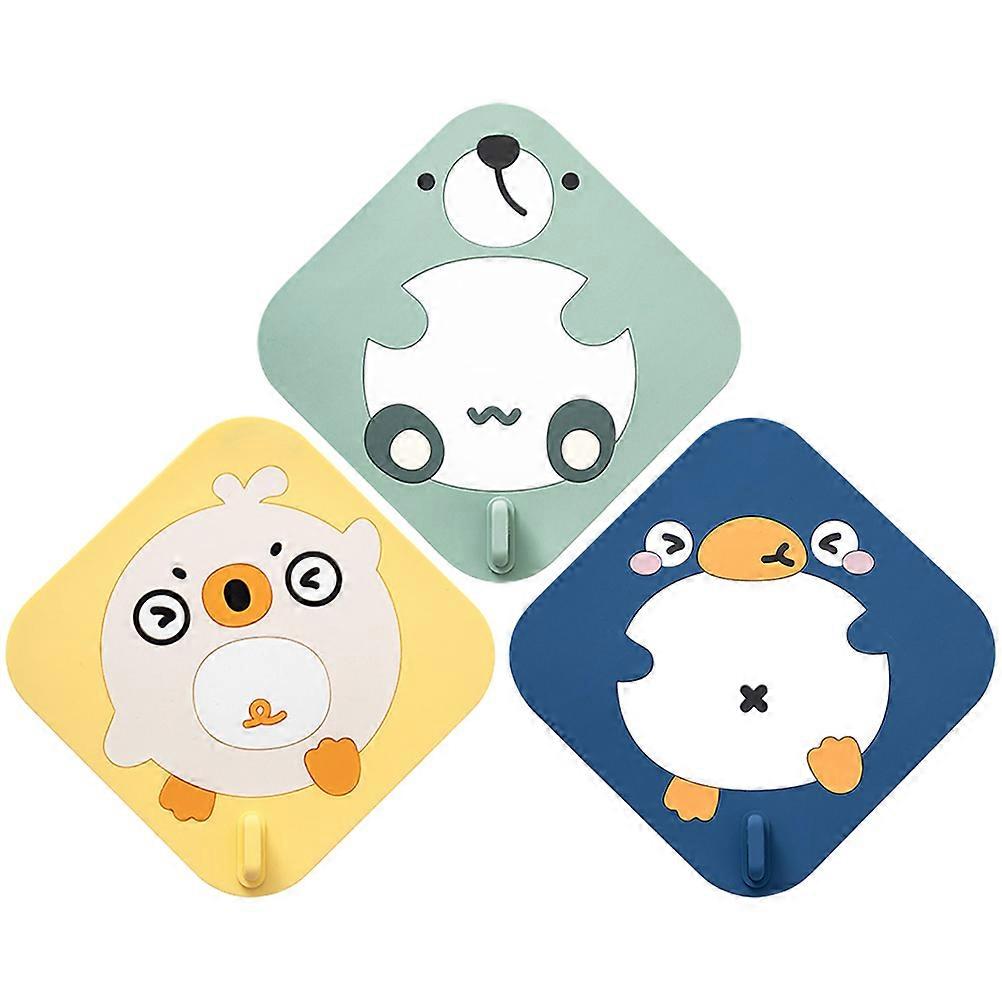 Shower Drain Hair Catcher 3Pcs Homeowners Use Assorted Color Durable Wear-resistant