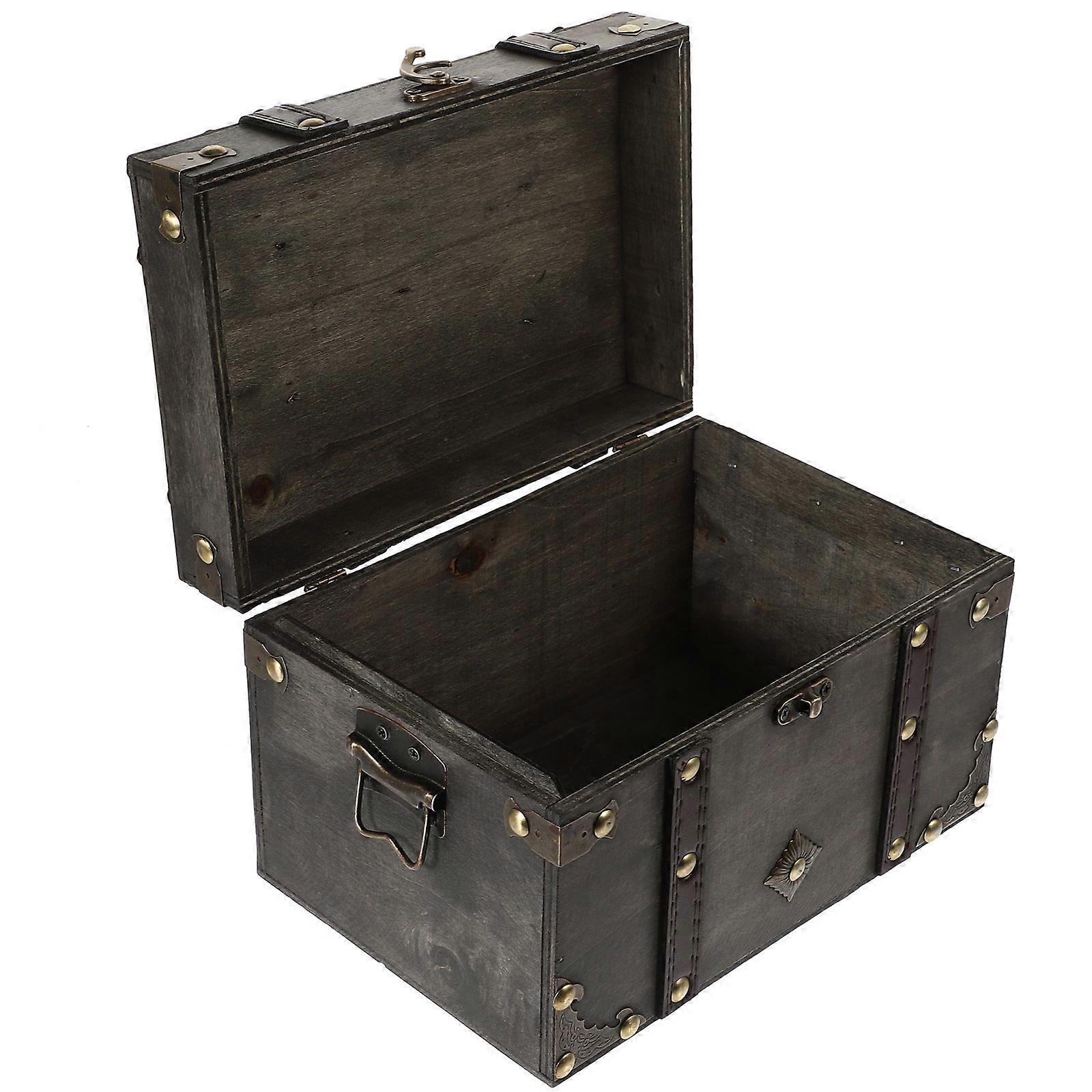 Classy Design Multi-functional Wooden Storage Box Ideal For Home Owners Jewelry Organization 1Set