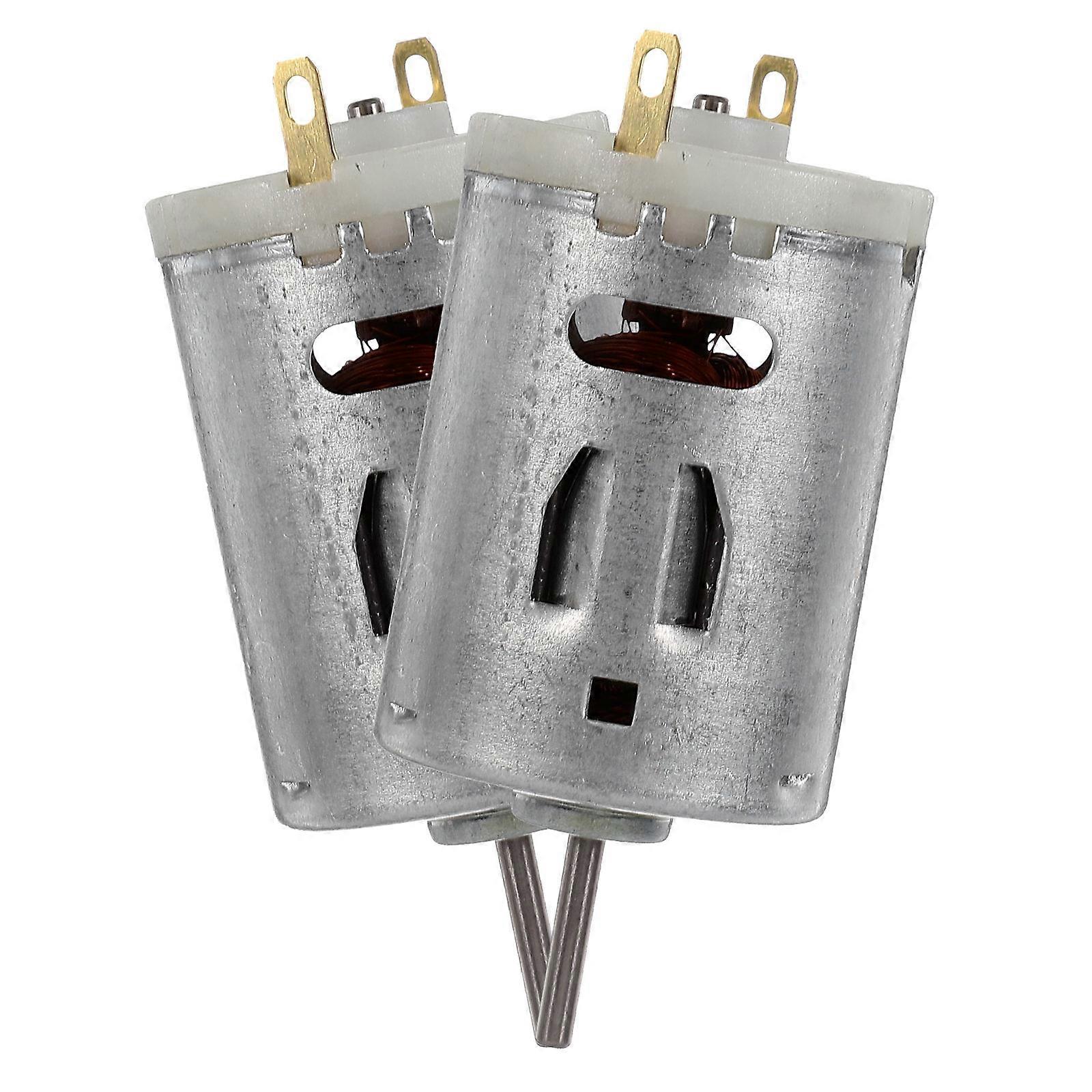 Small Electric Motors 2Pcs Science Experiment Electric Motor For DIY Airplane Toy Model 5.50X2.70X2.70CM Durable Design For Hobbyist Use