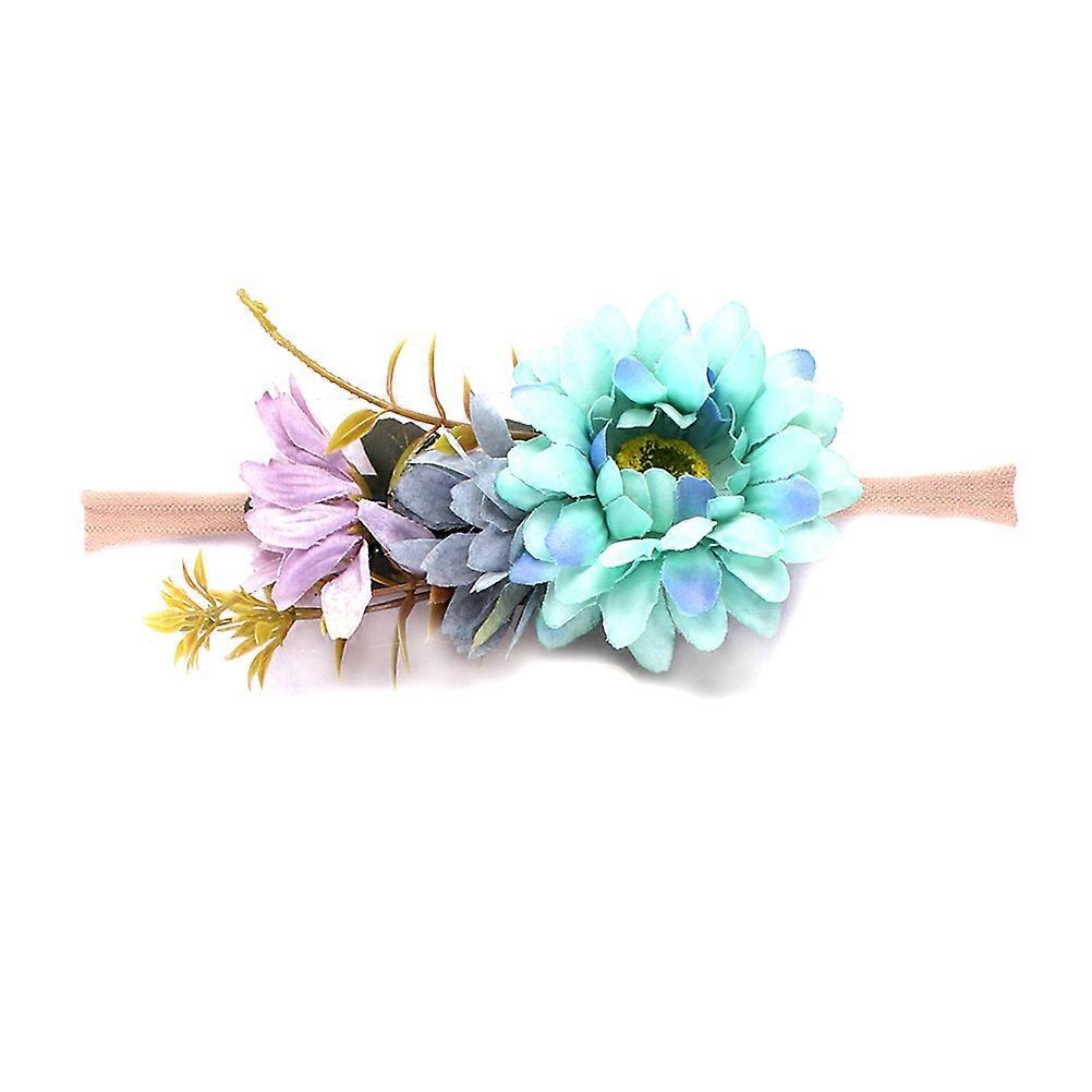 Elegant Cloth Flowers Headbands for Kids with Adjustable Size 3 Piece Suit Assorted Color